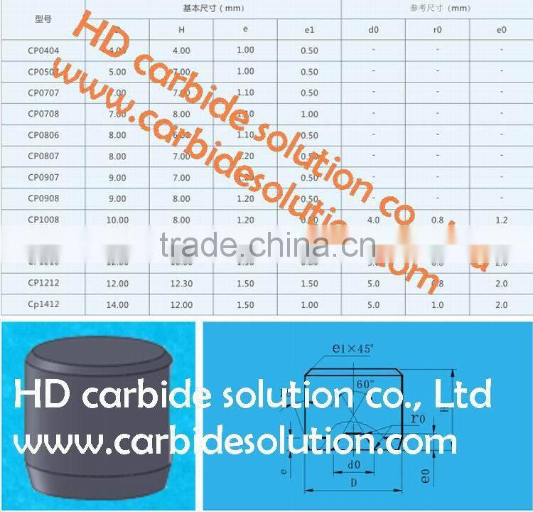 K20 Tungsten Carbide Well Drilling Bits For Sale