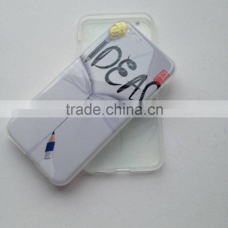 For iphone 6 case in TPU+PC material with custom designs
