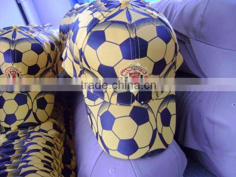 low profile pre-curved 100% cotton sport football cap