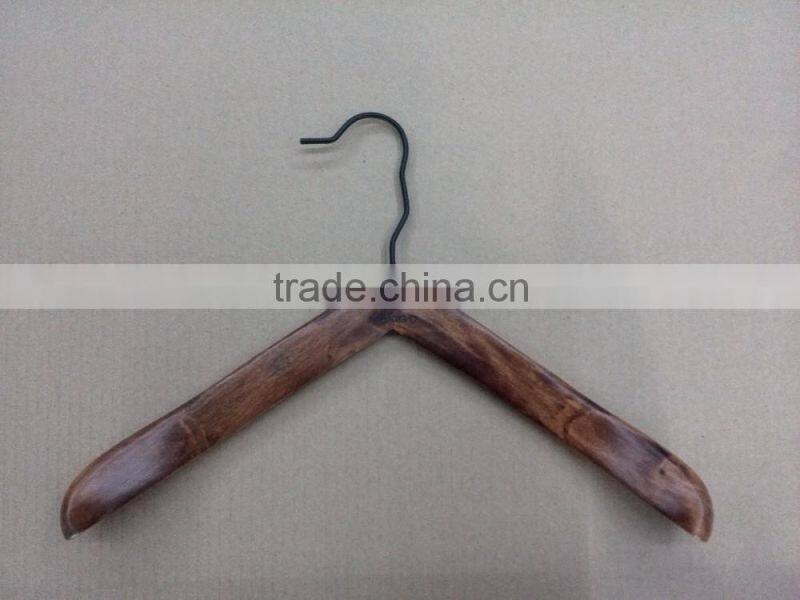 DLS017 Multi clothes hanger wooden coat hangers with bar