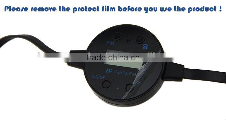 bluetooth fm transmitter car kit with handsfree music control