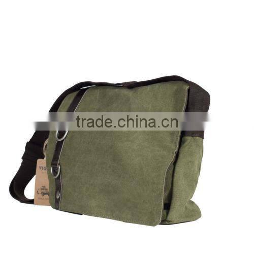 Popular student shoulder bag cheap retro bag canvas messenger bag