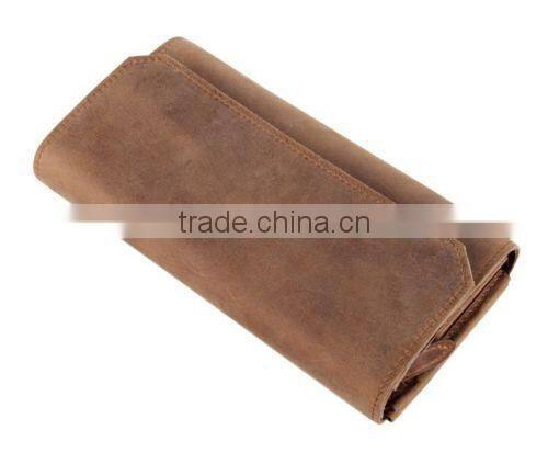 Hot sale fashion wallet vintage real leather wallet men's phone case wallet