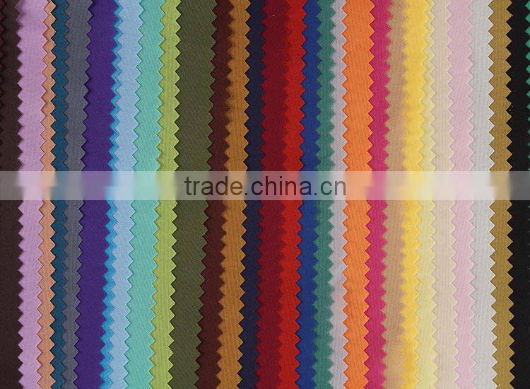 Textile supplier multi color smooth shrink resistance poly pongee fabric