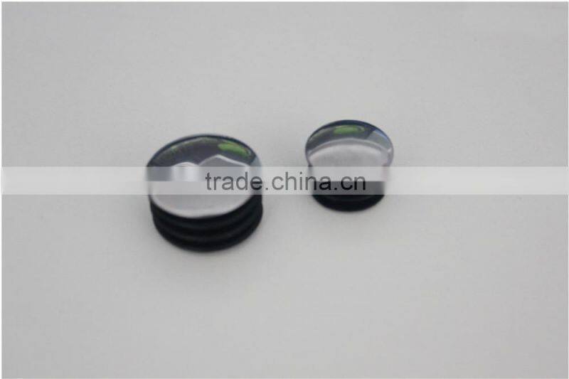 Black Plastic Round Post Caps End Tube Inserts /Round Tube Insert