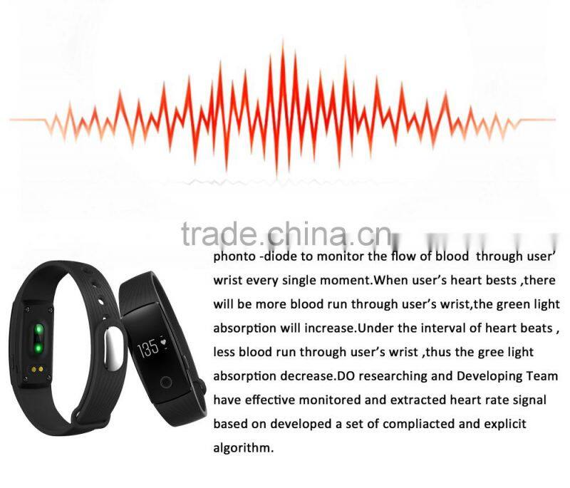 Smart Band Bluetooth 4.0 Smart Bracelet Heart Rate Monitor Wristband Fitness Tracker smartband for Android iOS