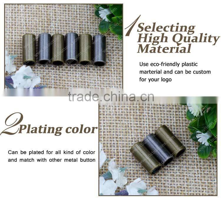 ABS plastic cord end stopper for garment