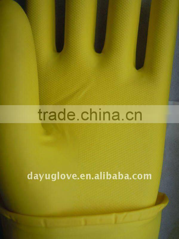 9mil Yellow Unlined Nitrile Household Glove