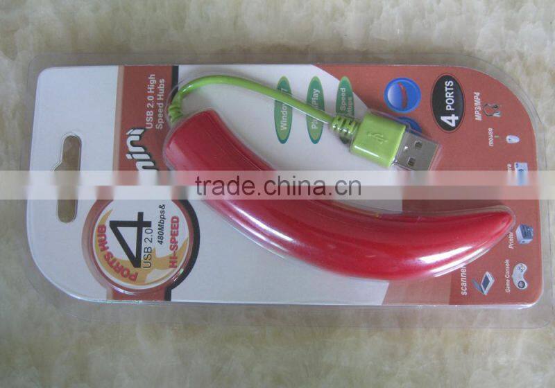 yellow banana usb hub