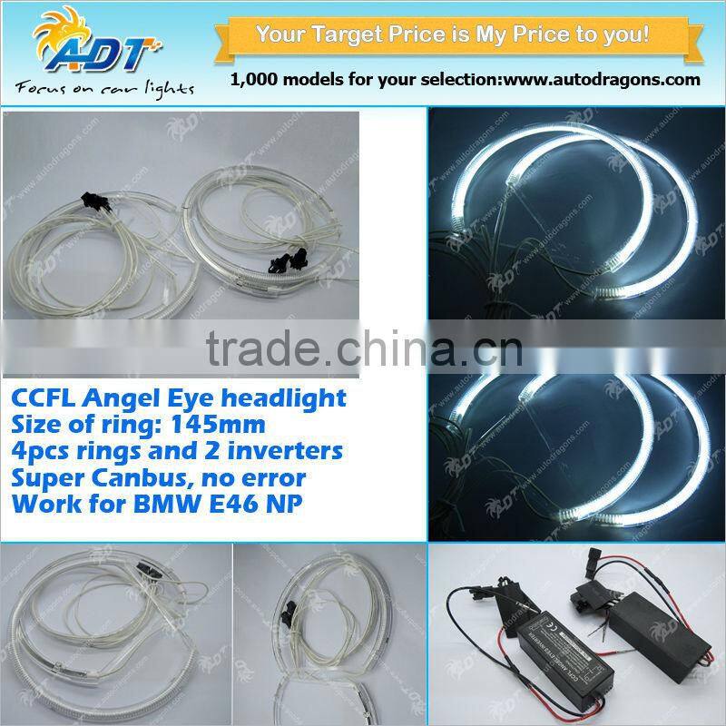 145mm Super Bright Halo Ring, CCFL Angel eyes Headlight Kit For BMW