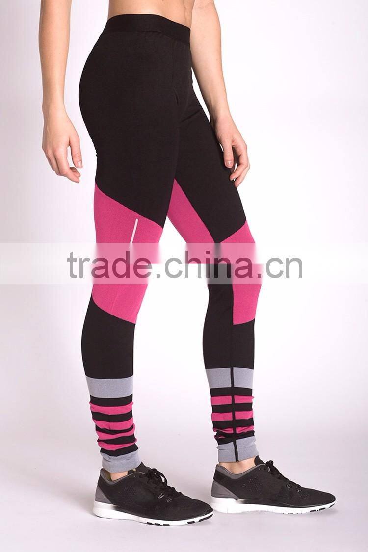 Popular Women Sports Wear Stretch Fabric Nylon Workout Leggings