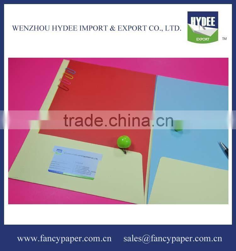 Colorful paper File Folder (Paper Folder, File Holder, Document Holder, Clip File, Suspension File, office/school File)