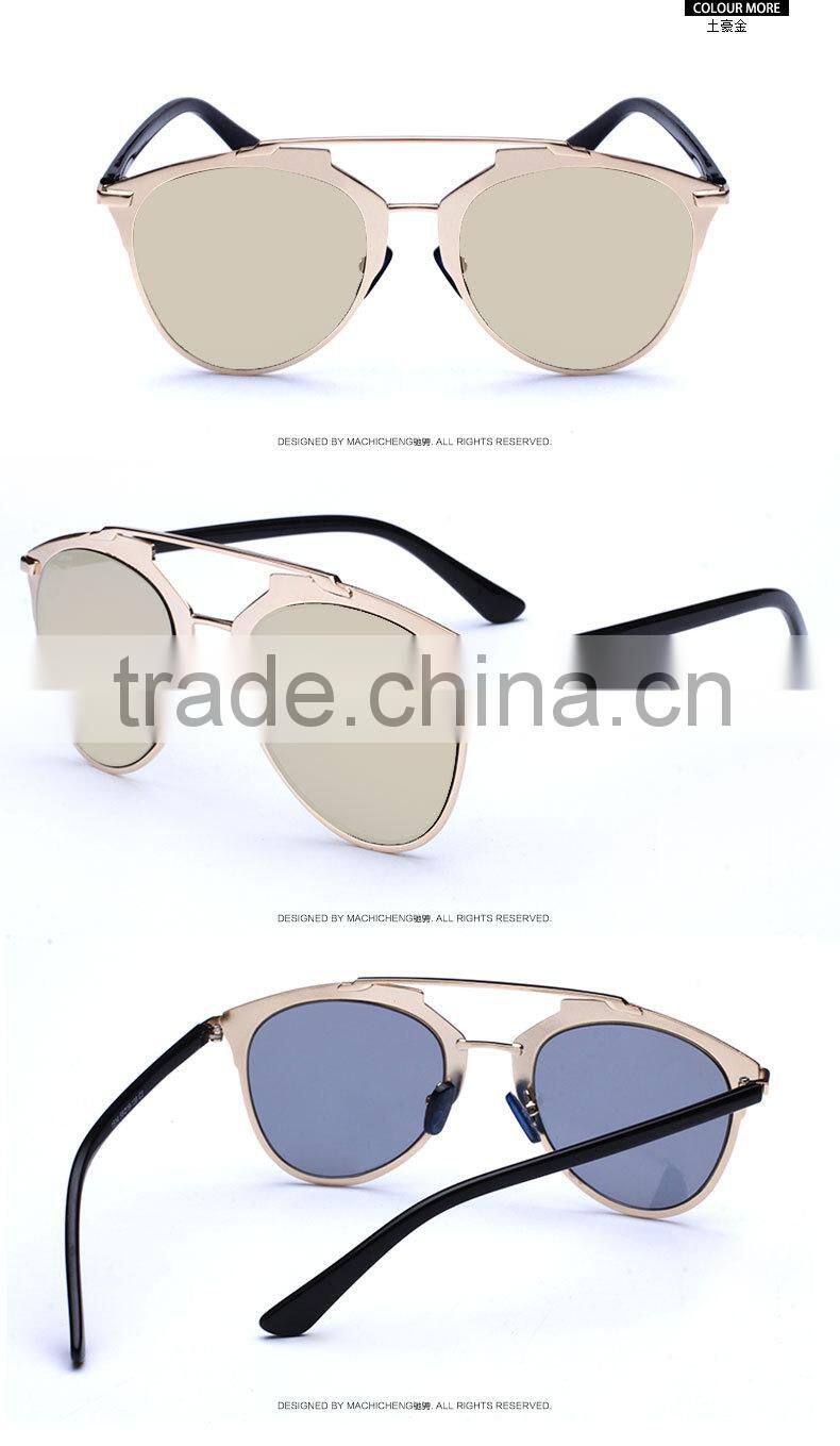 Latest personality fashion sunglasses, dazzle colour sun glasses for women