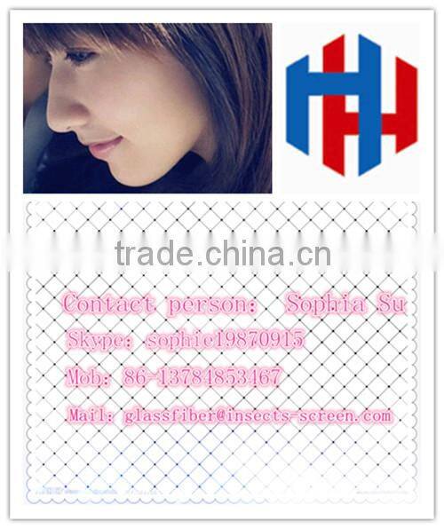 High Quality Grey with White Fiberglass Fly Screen / fiberglass window screening mesh