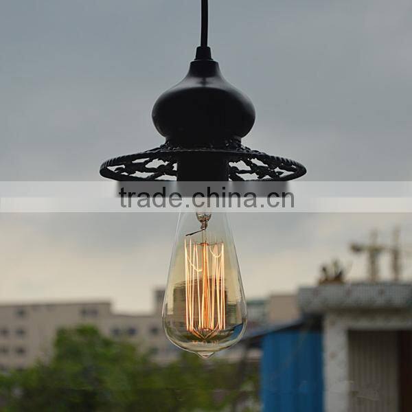 ST64 Vintage Filament Squirrel Cage Edison Bulb, light wall sconces indoor