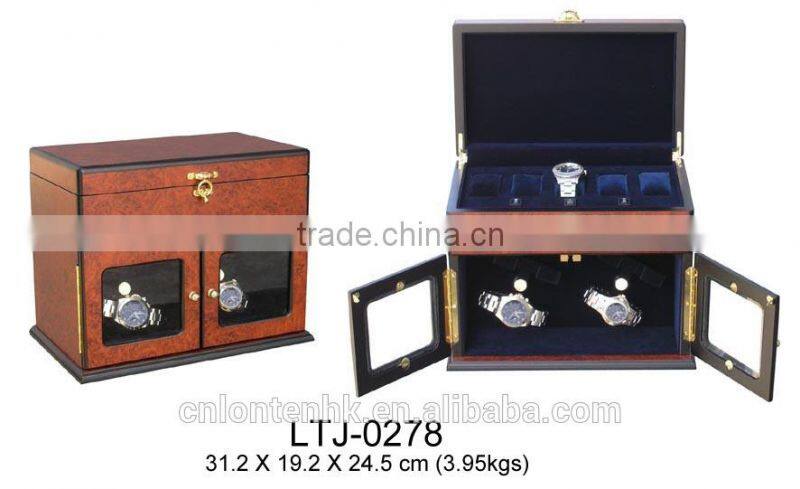 High end custom wooden cabinet cardboard watch box supplier