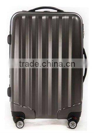 2015 china factory trolley case hot sell iron semitransparent ABS+PC carry-on luggage/carry-on travel bag/carry-on suitcase