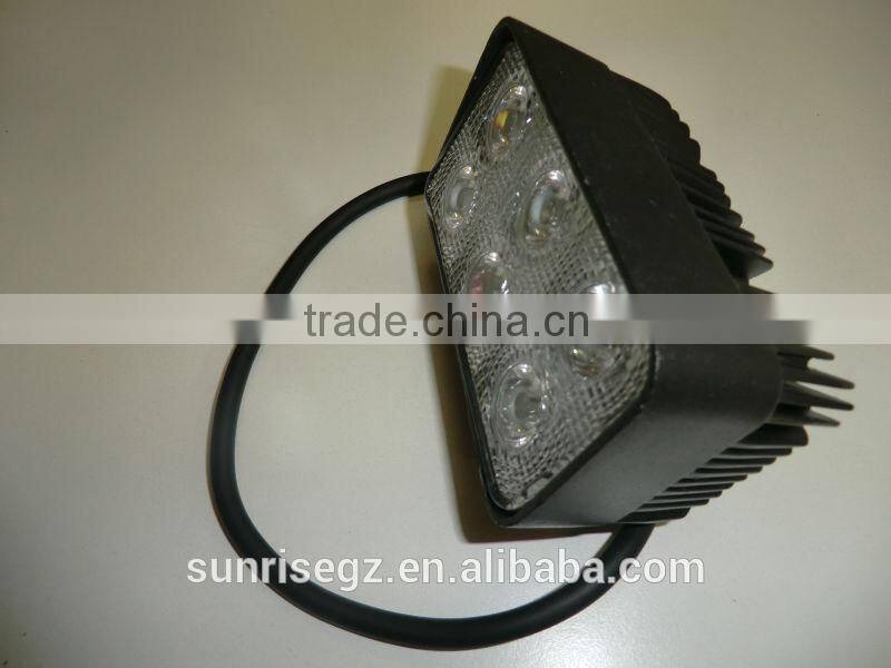 Hot Sell Highpower performance vehicle LED Work Light,for ATV SUV TRUCK JEEP Offroad 4x4 Vehicles(SR-LW-18C) Spot or Flood Beam