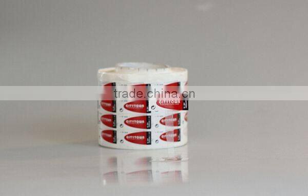 coated paper material sticker label printed