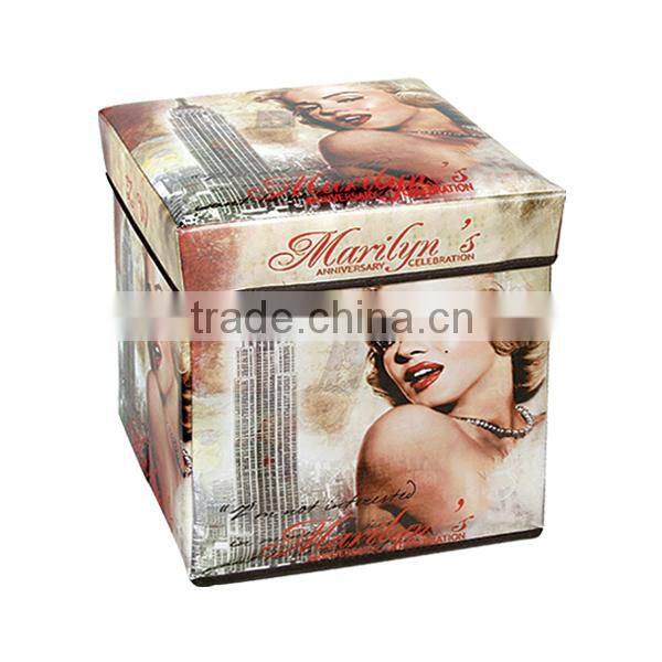 New Style Vintage Cheap Storage Stool Seating Box