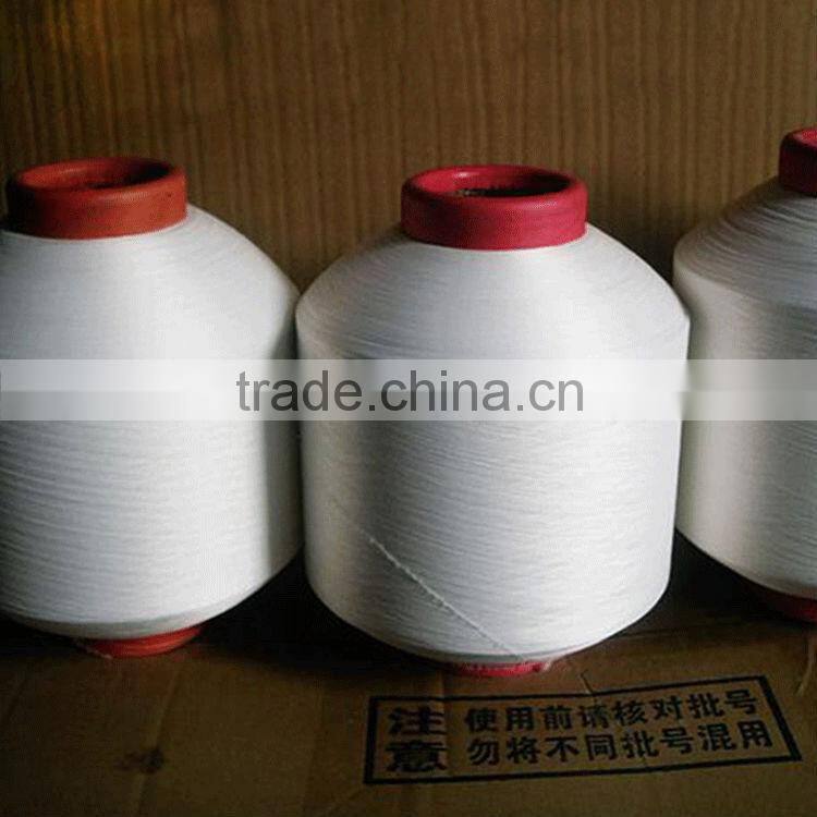 Polyester spandex wrapped yarn Core Cotton Lycra