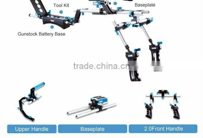 Wondlan Sniper 2.0 DSLR Camera Rig Video Stabilizers Shoulder Support System