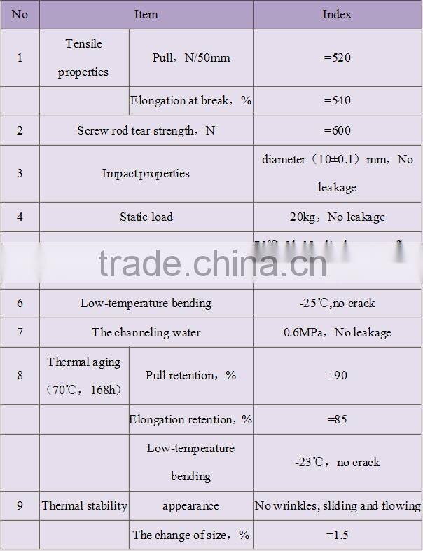 1.2mm/1.5mm/2mm pre-lay self-adhesive hdpe waterproof membrane