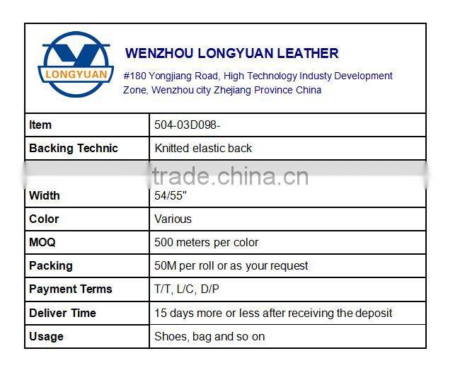 Artificial Leather fore Makeing Shoes and Baggs