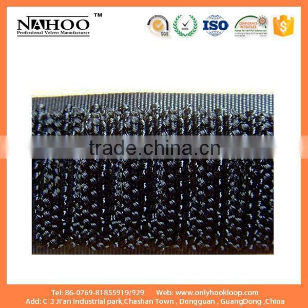 Unnapped hook and loop, unnapped loop, un-napped hook loop