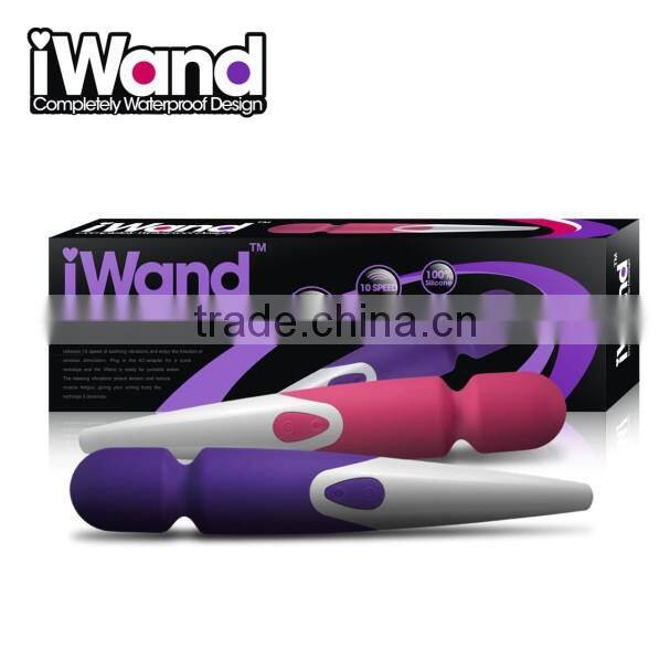 Massager wand JAPAN sex image Magic wand massager vibrator,waterproof , wireless with USB charger