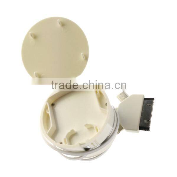 High quality high speed 2in1 usb cable for iphone and Android cell phone date sync charger cable