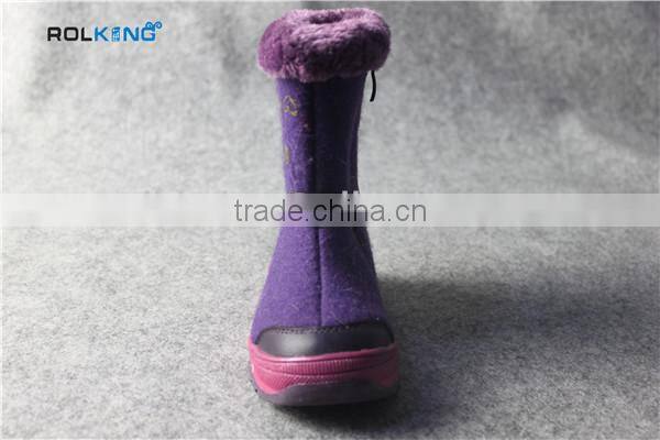 kids' winter warm wool felt shoes