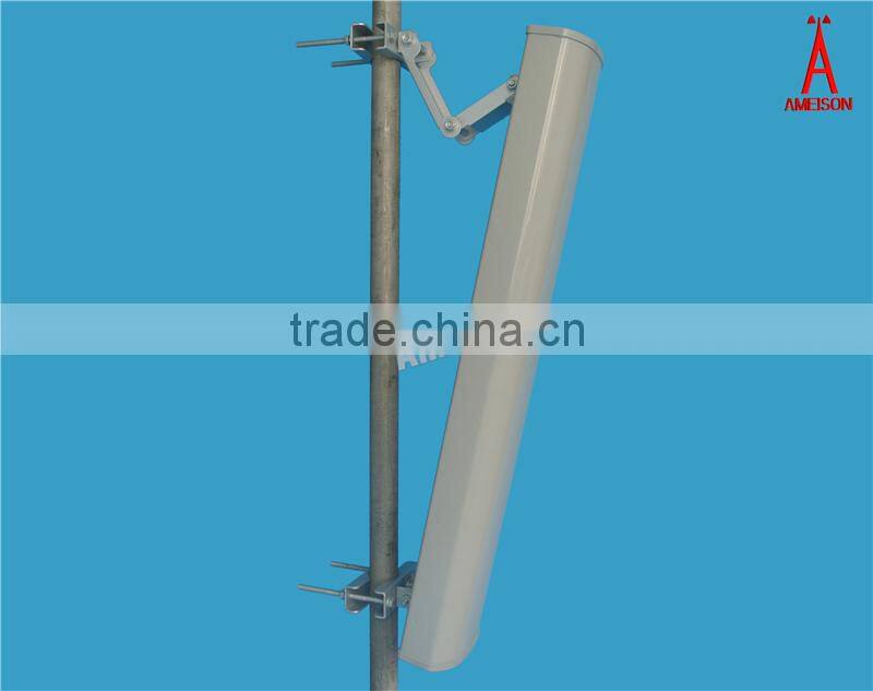 Ameison 2.4 GHz 18 dBi 65 degree Dual Polarized / Dual Feed Sector Antenna Wifi Antenna Integral 2-N Female