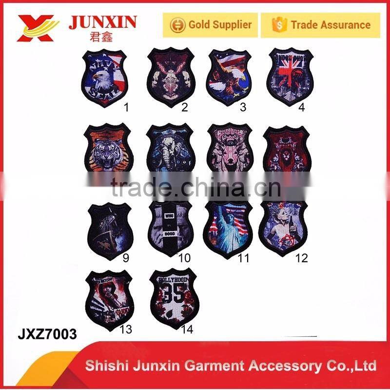 Eco-Friendly Feature and Sew-On Style embroidery patch custom