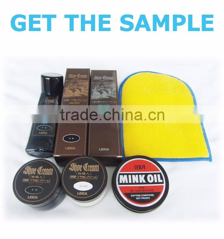 High quality and waterproof shoe repair supplies polish cream with multiple functions made in Japan