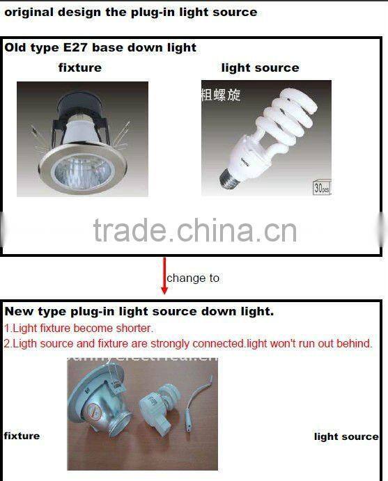 vertical downlight with glass