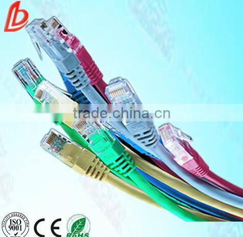 High speed CCA/CCS/Pure copper 24AWG UTP RJ45 cat5e patch cords,cat5 network cable