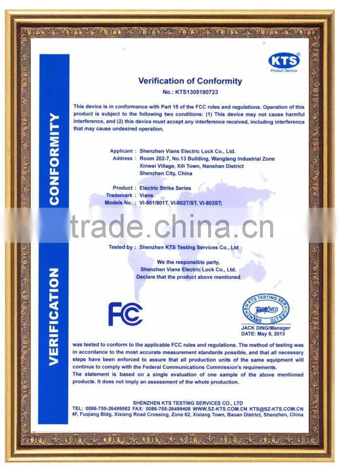 Electric drop bolt lock , Dead Bolt Lock , Ultra low standby current