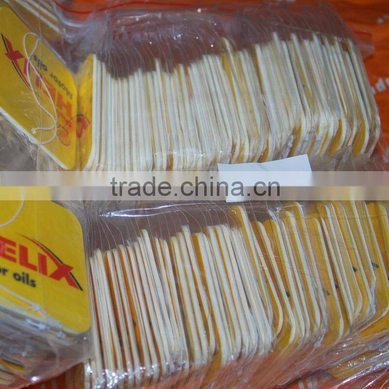 Guangzhou factory hanging air freshener , printing your artwork car air fresheners