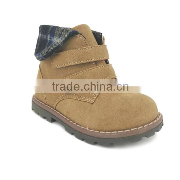 Fashion Winter Genuine Soft Sole Leather Unisex Baby Fur Boots Shoes for Boys and Girls