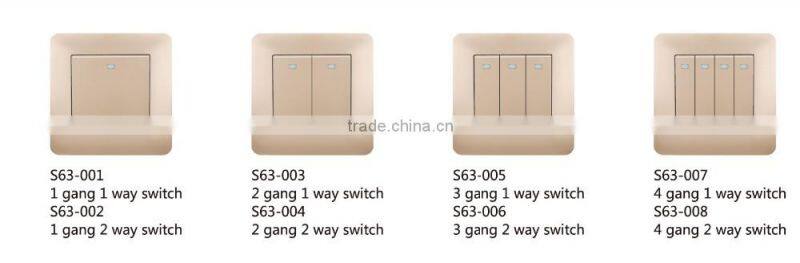 5 pin MF(Muti-Function) Outlet Universal wall switch and socket