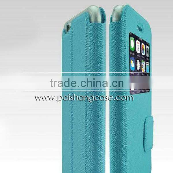 Flip leather case cover for Apple iphone 6