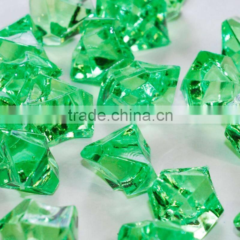 wholesale colored acrylic ice stone, black, Halloween decoration