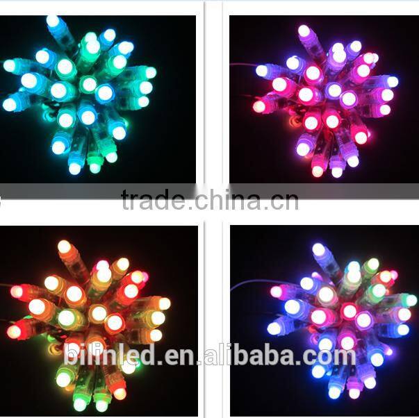 Addressable WS2811 DMX 12mm 5v waterproof RGB led pixel light