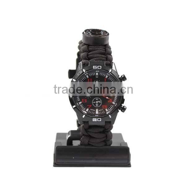 paracord watch, paracord survival watch