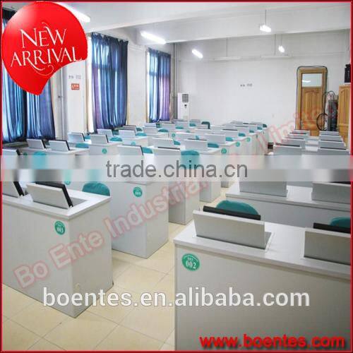 Student Tabletop LCD Monitor Screen Manual Flip Up Box/Hydraulic Pop Up Tuner