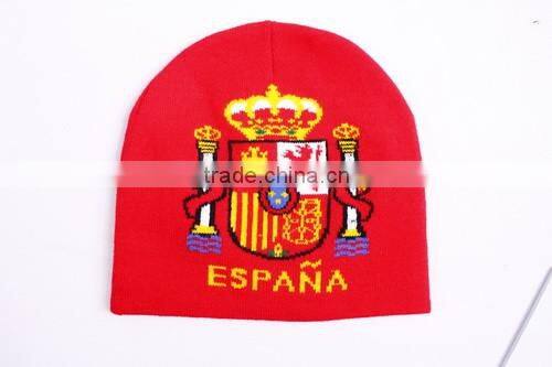 Custom Sports Supporter Beanies - Spain