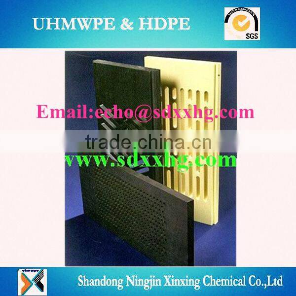 CNC polyethylene UHMWPE dewatering suction box cover/UHMWPE suction box/UHMWPE forming board