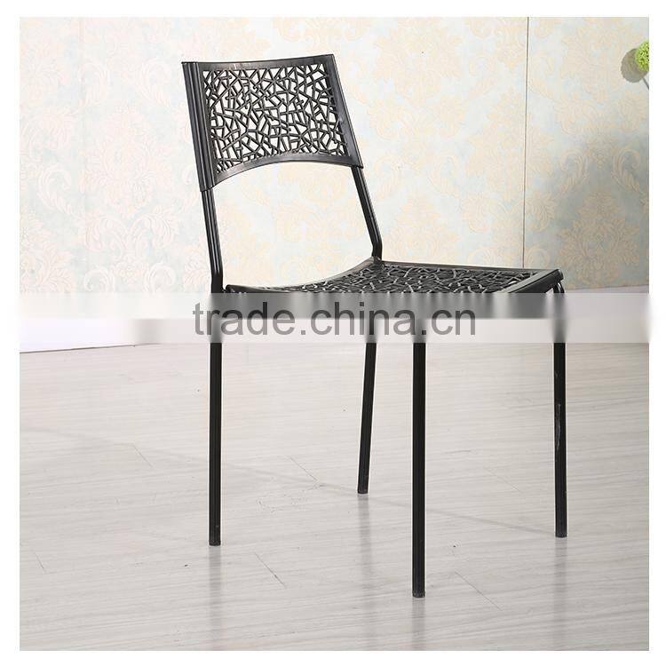 Hot selling stackable plastic dinning chair cafe chair