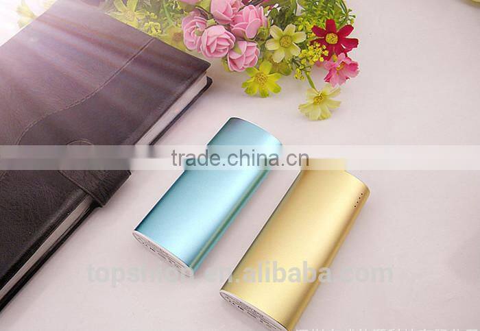 Metal aluminum portable external power bank power charger battery charger for iphone